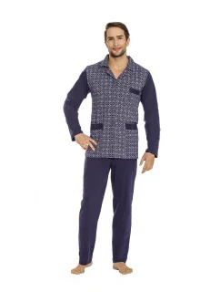 Rozepínané pánské pyžamo Luna 797 M-2XL