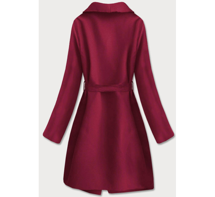 dámský kabát v červené barvě model 19652331 - MADE IN ITALY