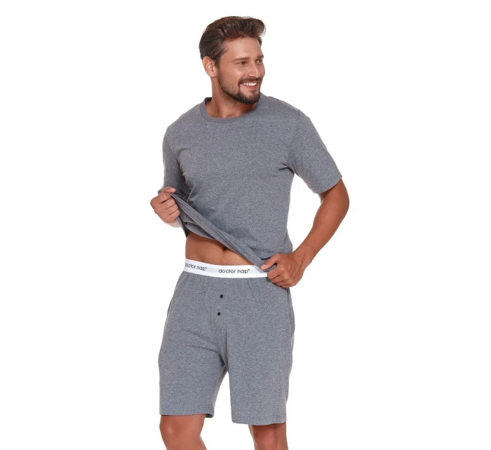 Pánské pyžamo 4332 grey - Doctornap