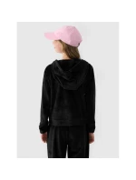 Dívčí velurová mikina s kapucí Junior model 21907483 - 4F