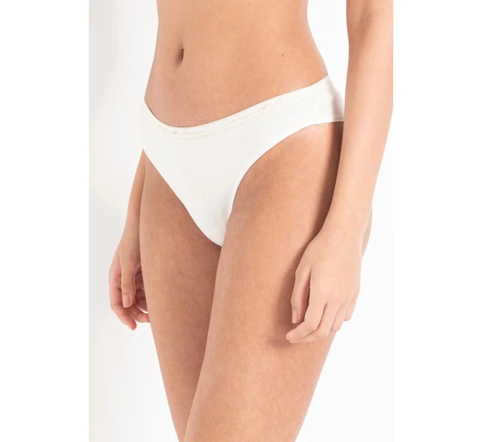 Dámské kalhotky 2 pack 163334 1A223 - 75910 - Zelená, bílá - Emporio Armani