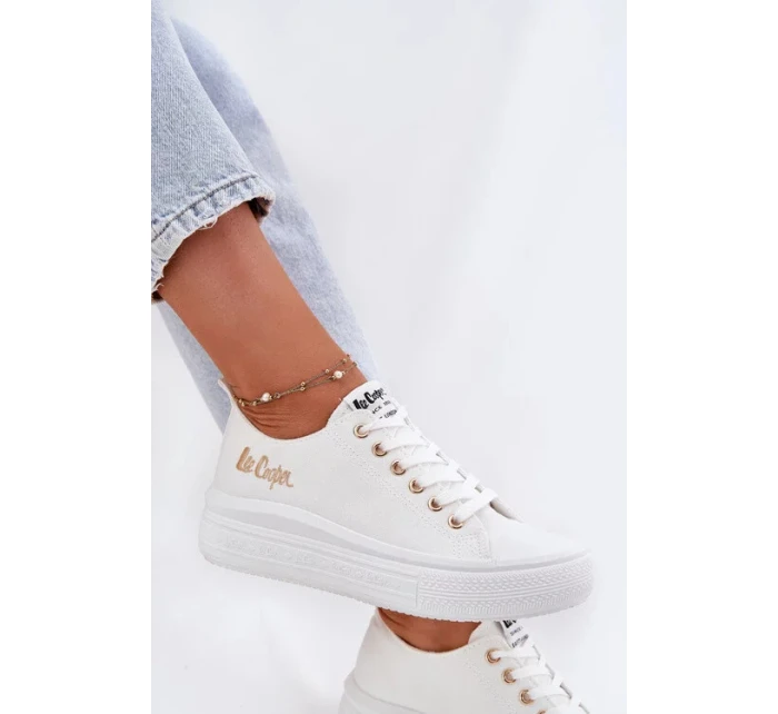 Dámské sportovní boty W LCW-24-44-2462L Bílá - Lee Cooper Dámské sportovní boty W LCW-24-44-2462L Bílá - Lee Cooper