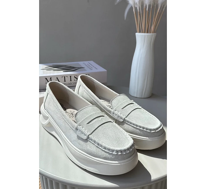 Dámské mokasíny Filidia 24PB18-6889 krémové - Evento