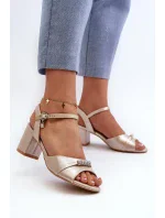 Sandály na podpatku  model 196331 Step in style