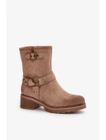 Boty na podpatku model 201885 Step in style Boty na podpatku model 201885 Step in style