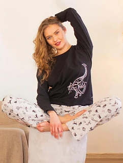 Pyžamo LNS dlouhé rukávy model 22363598 - Key