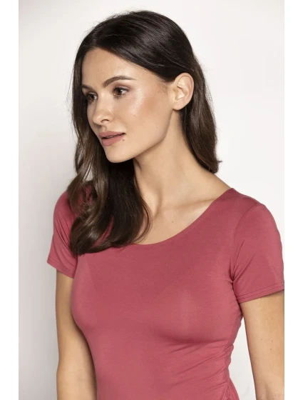 Halenka Carla s krátkým rukávem model 17596080 pink - Babell Halenka Carla s krátkým rukávem model 17596080 pink - Babell