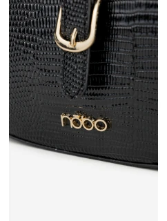 Dámská kabelka s drobným ražením Nobo – černá
