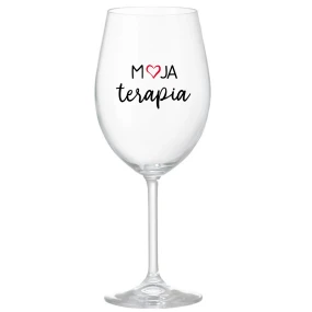 MOJA TERAPIA - priehľadný pohár na víno 350 ml MOJA TERAPIA - priehľadný pohár na víno 350 ml