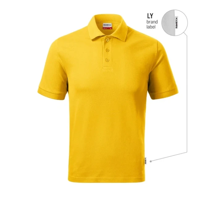 Resist Heavy Polo polokošile pánská žlutá 04 (brand label) Resist Heavy Polo polokošile pánská žlutá 04 (brand label)