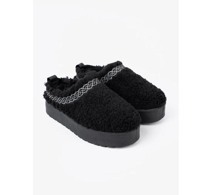 Krásné černé sněhule dámské platforma Krásné černé sněhule dámské platforma