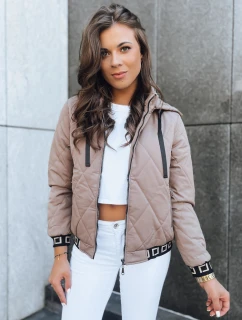 Dámský prošívaný bomber beige Dstreet model 21970237 - FashionStreet