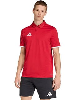 Pánské tričko adidas Entrada 26 Polo červené JZ6664 pánské