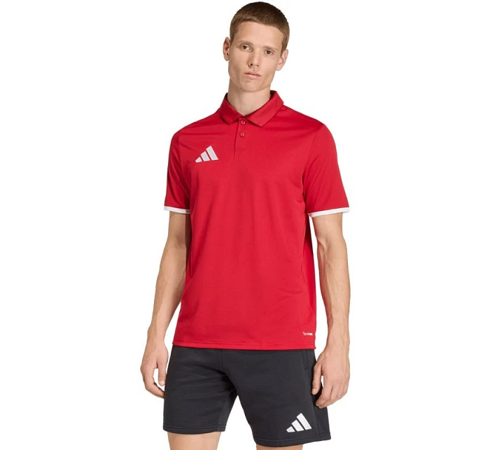 Pánské tričko adidas Entrada 26 Polo červené JZ6664 pánské Pánské tričko adidas Entrada 26 Polo červené JZ6664 pánské