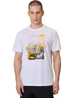 Pánské tričko 4F M2660 white 4FWSS26TTSHM2660 10S pánské