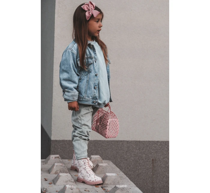 Dětské zateplené boty na zip Růžové model 21634773 - Boto Dětské zateplené boty na zip Růžové model 21634773 - Boto