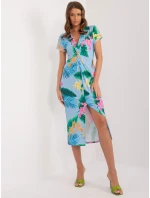 Šaty DHJ SK 17302K 1.69 světle modrá Šaty DHJ SK 17302K 1.69 světle modrá