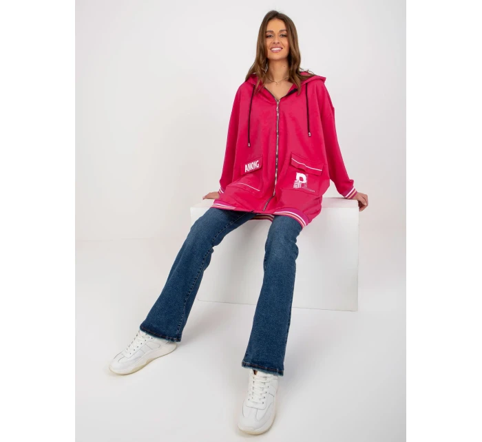 Dámská mikina RV BL 8149.91P fuchsiová - FPrice
