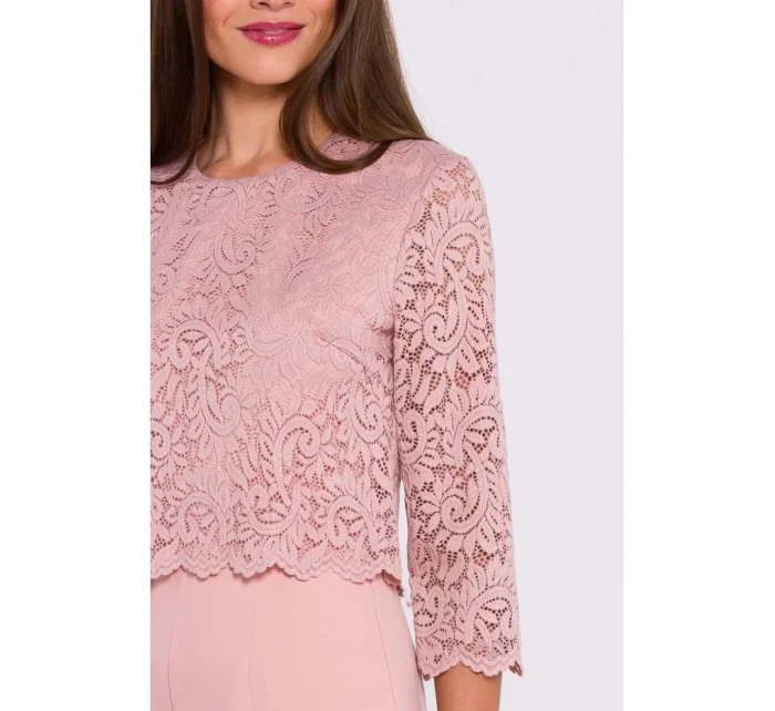 Dámský overal model 21292978 Pudr růžová - STYLOVE