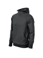 Pánská mikina s kapucí model 21822091 Tmavě šedá - Rimeck Pánská mikina s kapucí model 21822091 Tmavě šedá - Rimeck