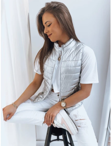 Dámská stříbrná vesta Dstreet model 21968320 - FashionStreet
