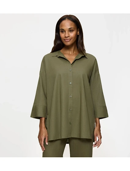 Summer Wear Boyfriend Shirt - SAGE GREEN - TRIUMPH SAGE GREEN - TRIUMPH Summer Wear Boyfriend Shirt - SAGE GREEN - TRIUMPH SAGE GREEN - TRIUMPH
