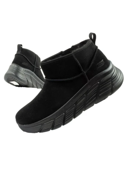 Skechers dámské zimní kotníkové boty zateplené kožené dámské