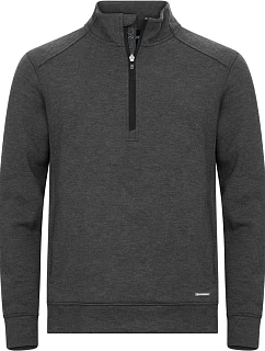 Cutter & Buck Pemberton Half Zip Men Pánska mikina s 1/4 zipem 68.8434 anthracite melange