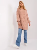 Sweter AT SW model 18900672 ciemny różowy - FPrice