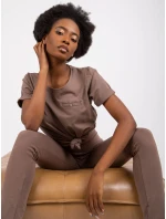 Tričko RV TS 4838.73P hnědá