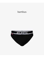 Pánské bambusové slipy ATLANTIC PREMIUM - černé