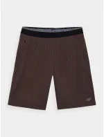 Pánské sportovní rychleschnoucí šortky 4F - hnědé Pánské sportovní rychleschnoucí šortky 4F - hnědé
