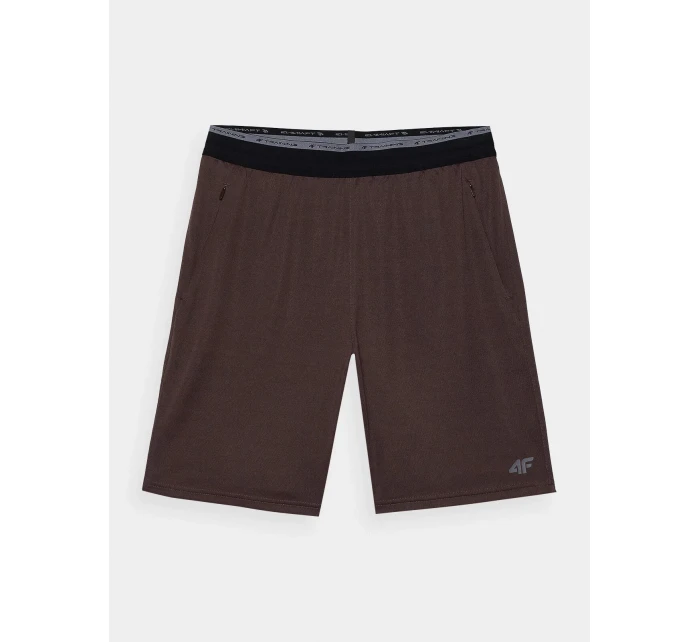 Pánské sportovní rychleschnoucí šortky 4F - hnědé Pánské sportovní rychleschnoucí šortky 4F - hnědé