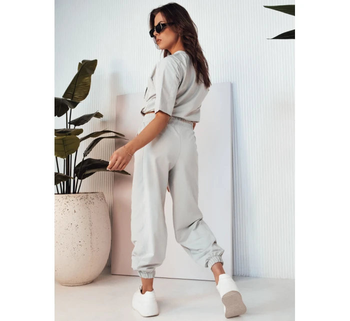 Dámská tepláková souprava HOLTY light grey FashionStreet AY1026 Dámská tepláková souprava HOLTY light grey FashionStreet AY1026