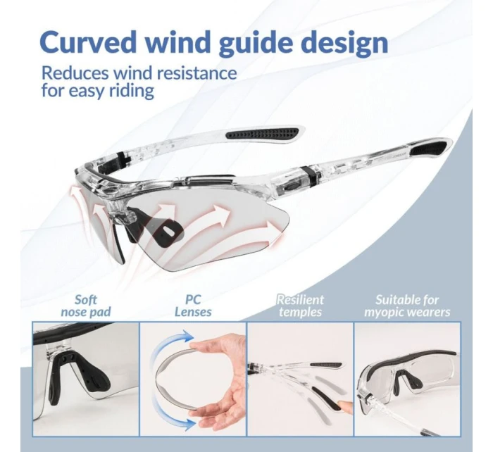 okulary sportowe model 21855229 - Rockbros