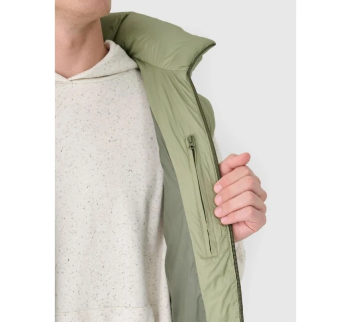 Pánské péřové tričko bez rukávů s přírodní výplní 4F 4FWAW24TVJAM148-43S