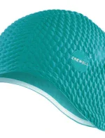 Plavecká čepice Crowell Java Bubble modrá barva 8