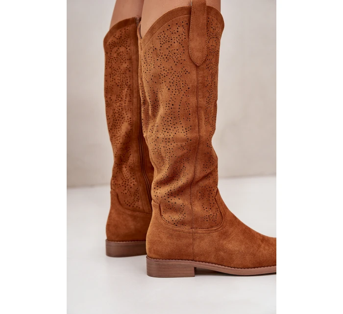 Dámské Kozačky Camel model 21668237 - S.Barski Dámské Kozačky Camel model 21668237 - S.Barski