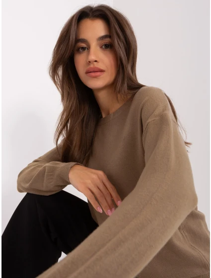 Sweter AT SW model 19766731 brązowy - FPrice