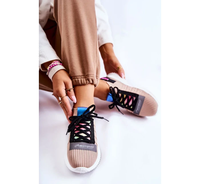 Dámská sportovní obuv nazouvací béžove Klayra Dámská sportovní obuv nazouvací béžove Klayra