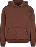 Build your Brand BY 284 Mikina s kapucí z těžké bavlny "Fluffy" 56.0284 chocolate brown Build your Brand BY 284 Mikina s kapucí z těžké bavlny "Fluffy" 56.0284 chocolate brown