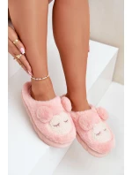 Teplé kožené pantofle dámské růžové Jozelinetta Teplé kožené pantofle dámské růžové Jozelinetta