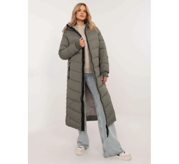 Kabát D51160XB44540A2 khaki