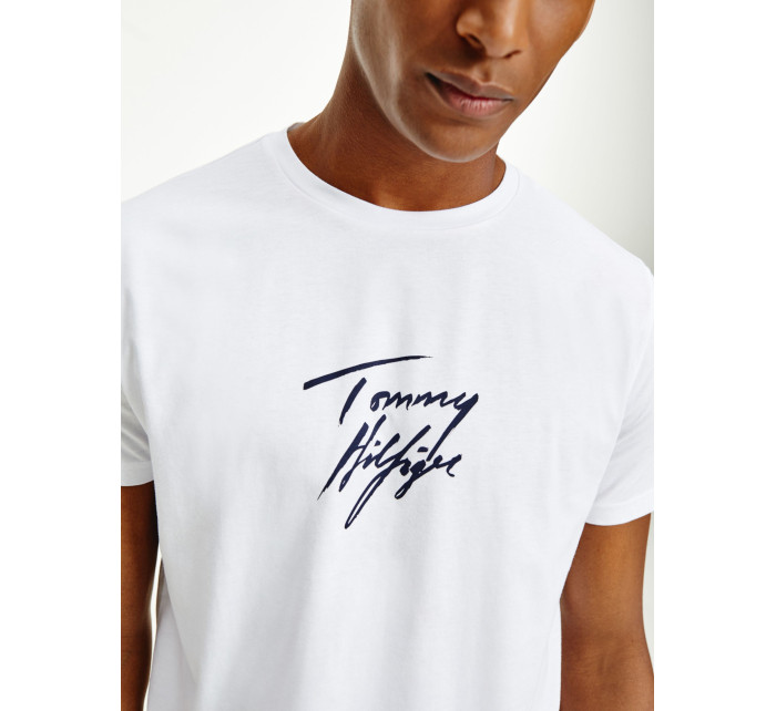 Pánská trička na spaní a odpočinek CN SS TEE LOGO UM0UM02245YCD - Tommy Hilfiger