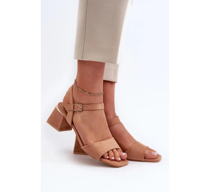 Sandály LT33 karamelové - Step in style