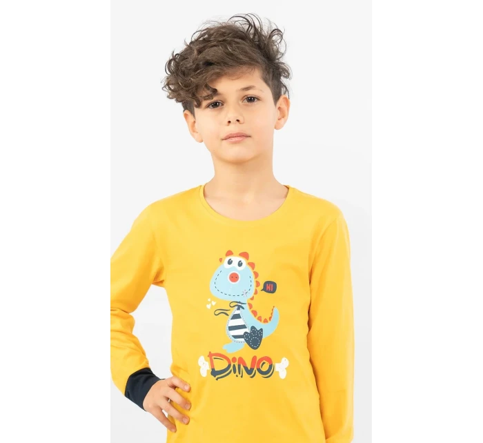 Dětské pyžamo dlouhé Dino