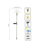 SOLÁRNÍ LUCERNA DMYCHADLO STROM OHŇOSTROJE 80CM 90 VEDL