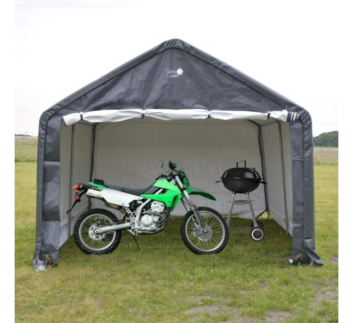 ZAHRADNÍ GARÁŽ PIVILON 3,50x3,50x2,60M SASKA GARDEN GREY