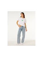 Dámské tričko RIP CURL Icons Of Surf Relaxed Tee, bílé Dámské tričko RIP CURL Icons Of Surf Relaxed Tee, bílé