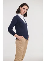 Russell Athletic 715F Dámský pletený cardigan s výstřihem do V 11.715F black Russell Athletic 715F Dámský pletený cardigan s výstřihem do V 11.715F black